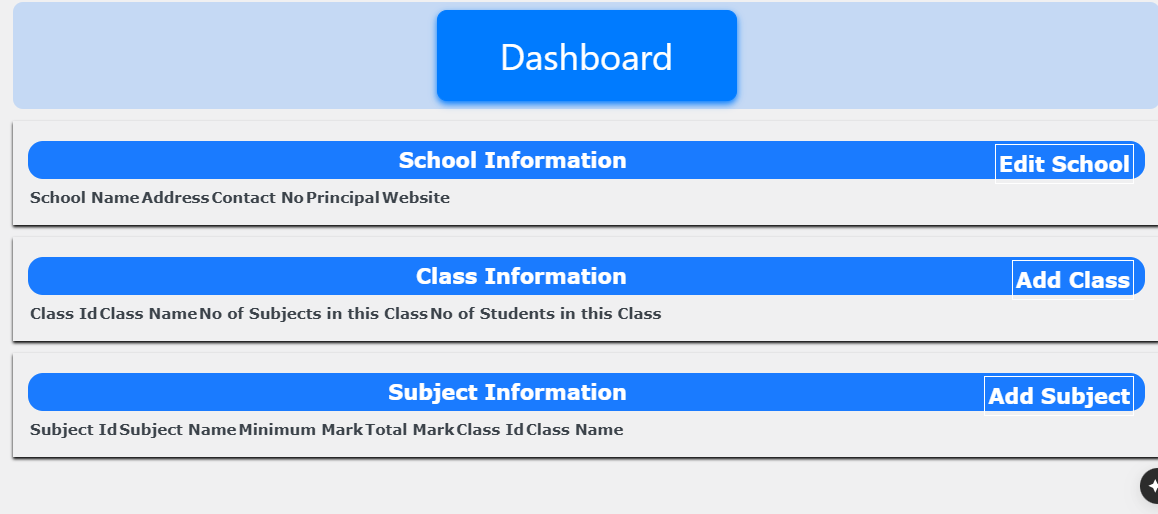 Dashboard