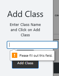 add class