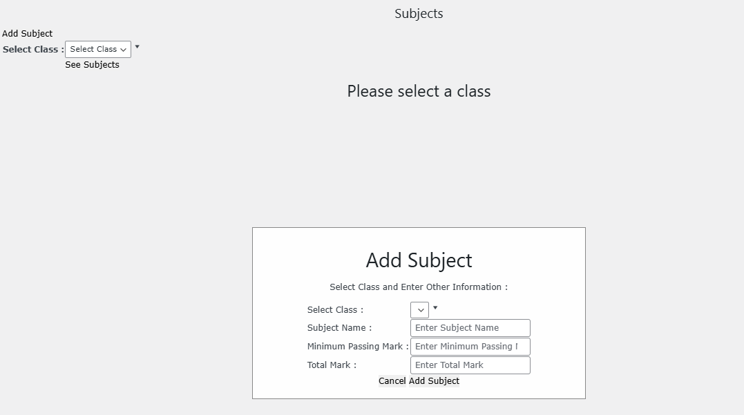 add subject