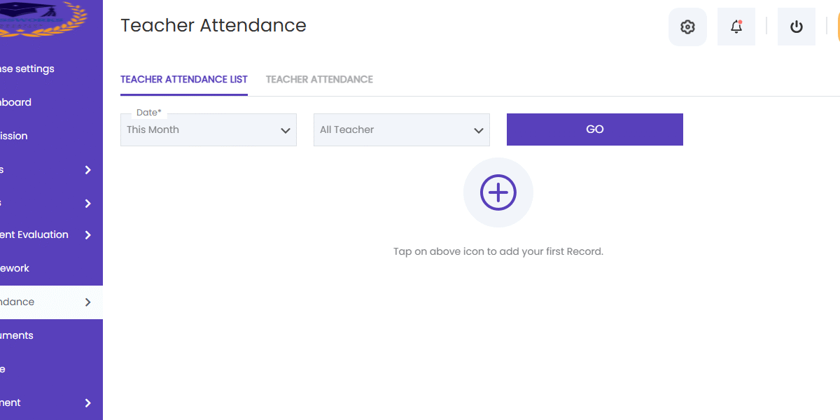Teacher attended